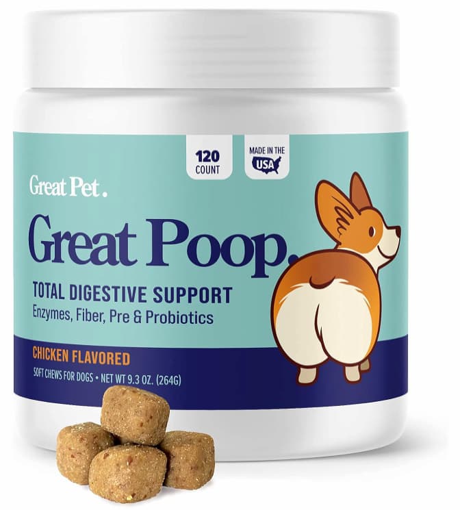 Great Poop total digestive support dogs